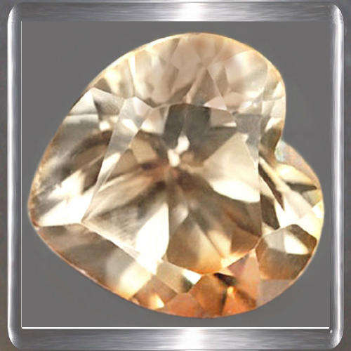 Natural Topaz Light Champagne 1.51ct Heart Cut