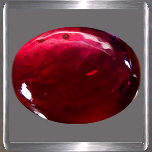 Natural Ruby Red 0.85ct Oval Cabochon