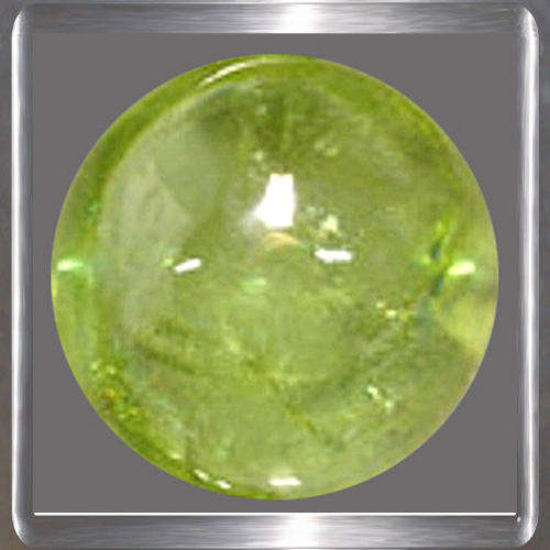 Natural Sphene Green 0.86ct Round Cabochon
