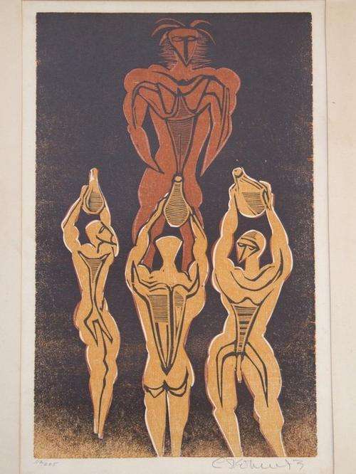 Cecil Skotnes Shaka Series Print