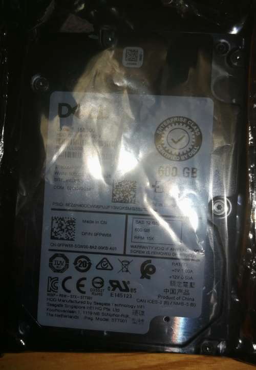 Dell 600gig SAS drives