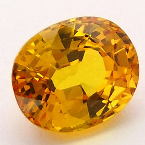 MAGNIFICENT GOLDEN YELLOW SAPPHIRE 6.89 CT
