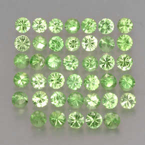 EXQUISITE  NATURAL TSAVORITE LOT 1.35CT