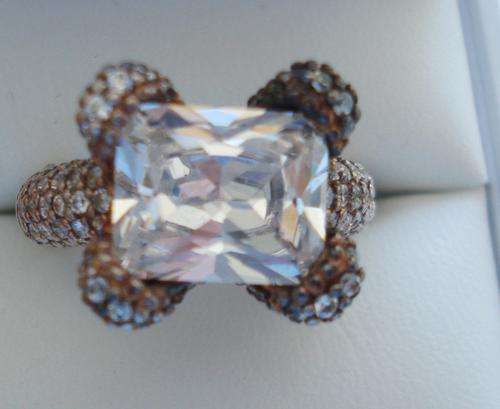 AUTHENTIC THOMAS SABO  .925 STERLING SILVER RING WITH CUBIC ZIRCONIA