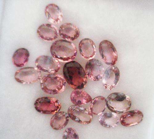 STUNNING  DUSTY PINK TOURMALINES MIXED SHAPES   4.70CT