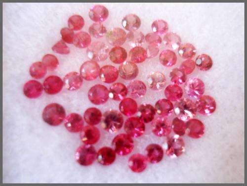 STUNNING NATURAL CHERRY RED BURMESE SPINELS   1.32CT
