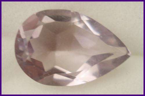 LOVELY PEAR SHAPED LAVENDER PURPLE AMETHYST  5.04CT