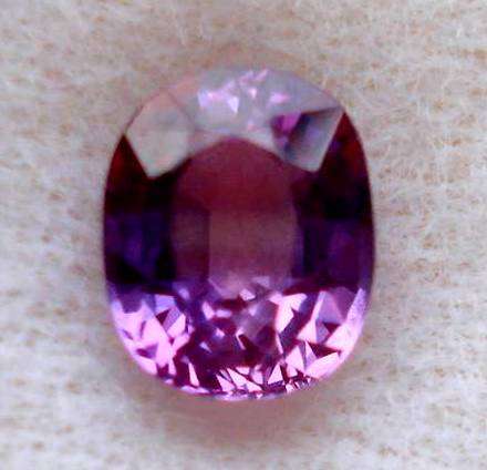 AAA+ Top Purple Ceylon Sapphire,    Brilliant Cushion  .   2.800cts!   VVS1 clarity!