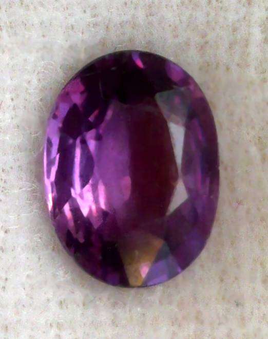 1.740CT NATURAL CEYLON  SAPPHIRE. RICH PURPLE   HIGH VALUE ITEM!