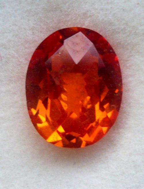 IMMACULATE TANGERINE ORANGE CEYLON SAPPHIRE!  3.460CTS!    HIGH VALUE ITEM!