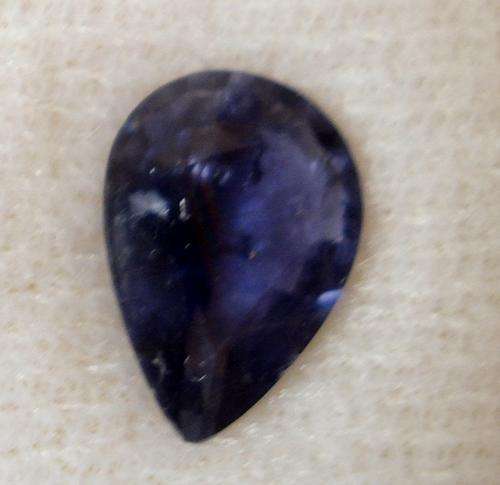 NATURAL   IOLITE   STEEL  BLUE   1.440CT