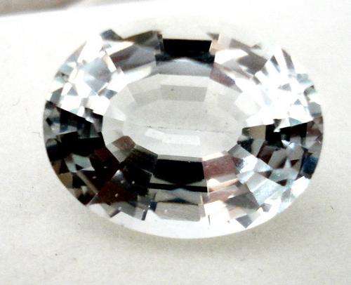 BRILLIANT WHITE  TOPAZ   CONGO   12.91 CT