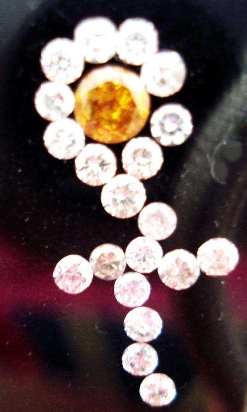 0.510CTS NAMIBIAN DIAMOND SET!  COLOUR: G-H /  RICH CHAMPAGNE  /  VS1-SI2 /