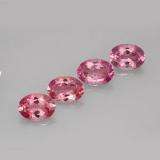 BEAUTIFUL SET OF 4 PINK TOURMALINES  1.72CT  AFRICA