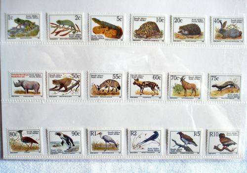1993 6th DEFINITIVE SERIES -ENDANGERED FAUNA -18 umm stamps 1c - R10