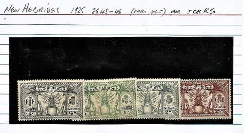 New Hebrides 1925 - 46
