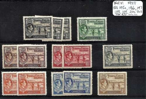 Turks and Caicos Islands 1938