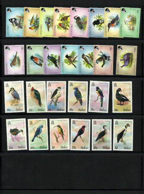 Birds on Stamps Collection