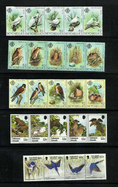 Birds on Stamps Collection