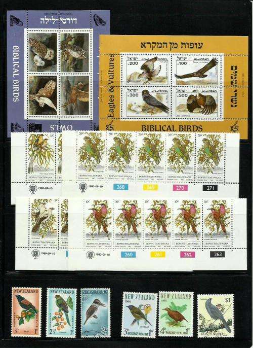 Birds on Stamps Collection