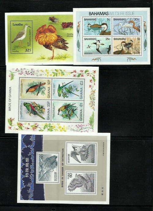 Birds on Stamps Collection