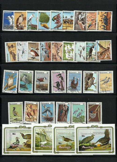 Birds on Stamps Collection