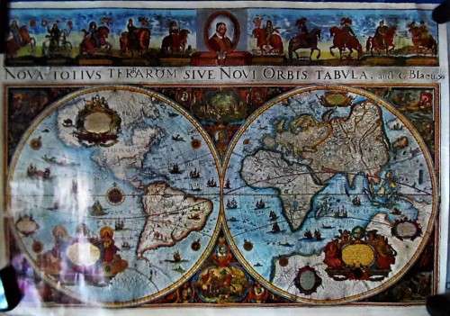 Ancient Map Replica Print