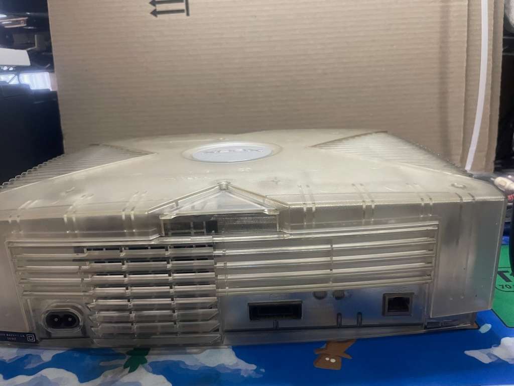 Xbox OG Crystal Console - Chipped -  500GB HDD - Working perfect
