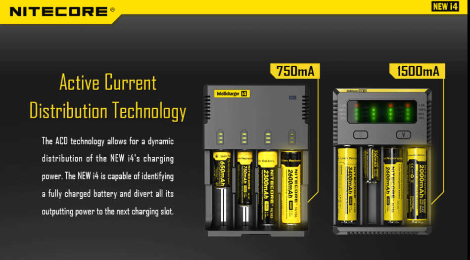 NiteCore I4 Charger
