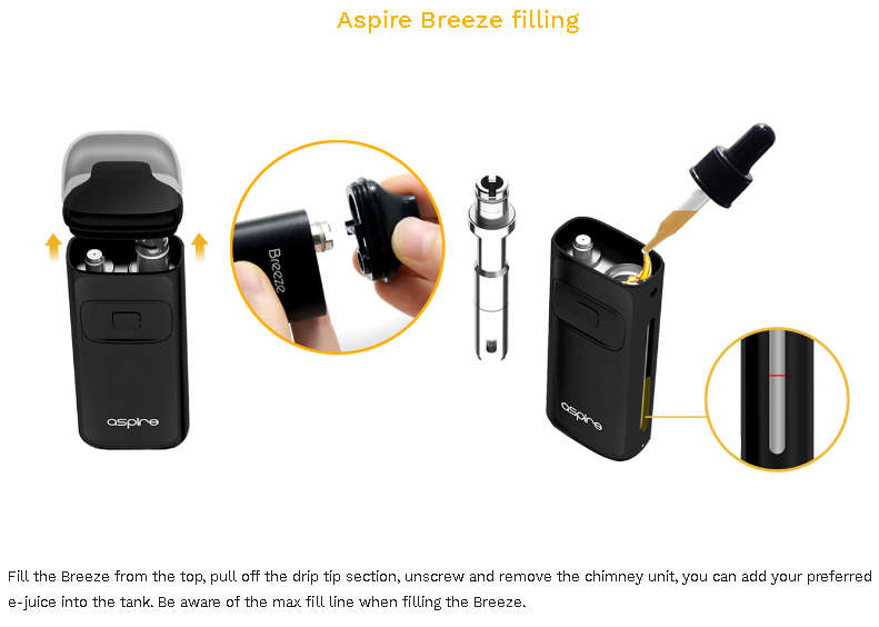 Aspire Breeze (Blue) *CRAZY SALE* Stealth Vape Compact