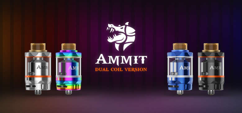 Geekvape Ammit Dual Coil Version RTA (Black)  Vape - Black Friday Sale