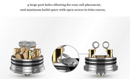 Drop RDA (Black) *Hot Sale* Voted Best RDA 2017 Vape Tank