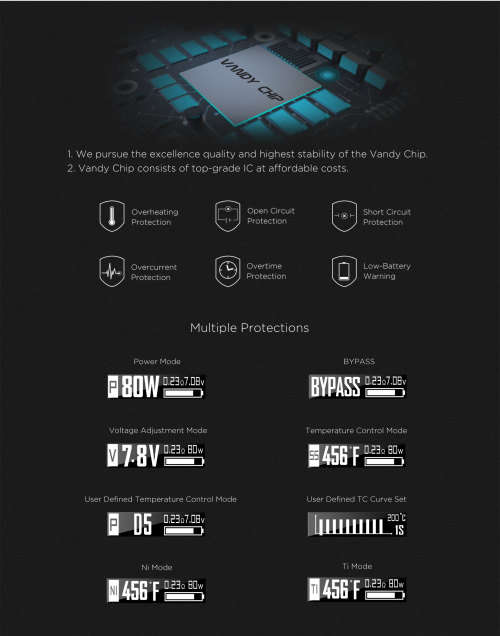 Vandy Vape Pulse BF 80W Box Mod (Aurora Rainbow) High-end Version ''CRAZY SALE''