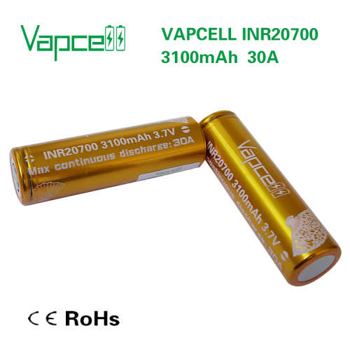 Vapecell INR 20700 30A 3100 mAh Batteries Vape