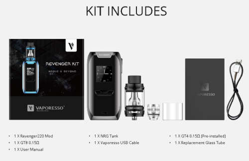 Vaporesso Revenger Starter Kit with NRG Tank (Blue) - 5.0ml - Vape