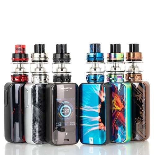 Luxe 220W Touch Screen TC Kit With SKRR - Vaporesso - IRIS Colour