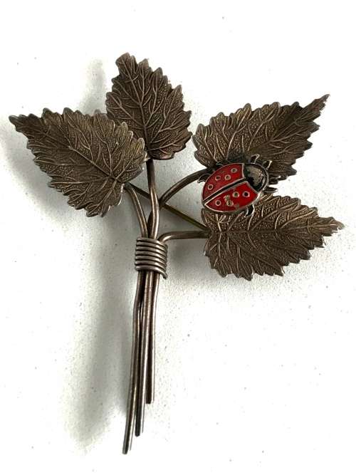 Vintage ladybird brooch