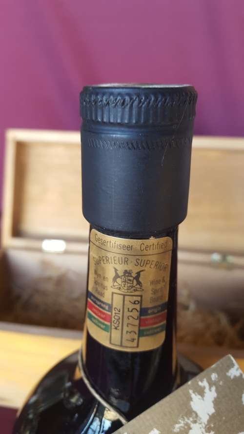 VINTAGE KWV 1930 MUSCADEL SUPERIOR BIN B14 COLLECTORS WINE.