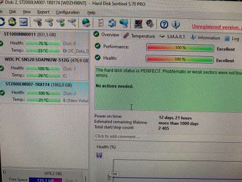 Seagate 2TB 2.5` Internal Hard Drive