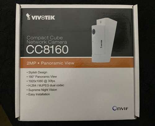 Vivotek CC8160 1080p Wide Angle (180 Degree) Indoor IP Camera with Microphone