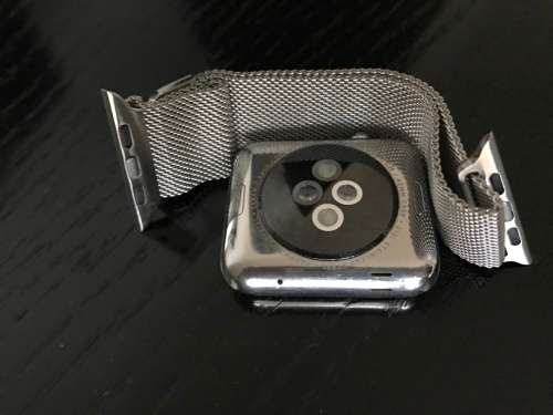 Apple Watch 42mm Stainless Steel Case with Milanese Loop
