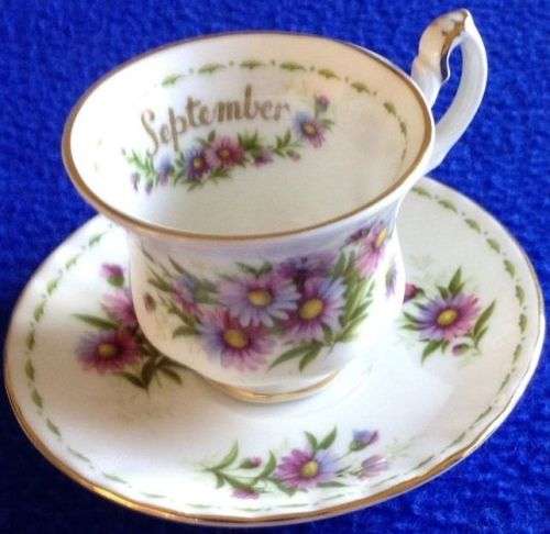 Royal Albert Flower of the Month - September - Miniature