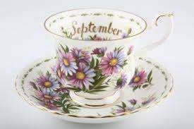 Royal Albert Flower of the Month - September