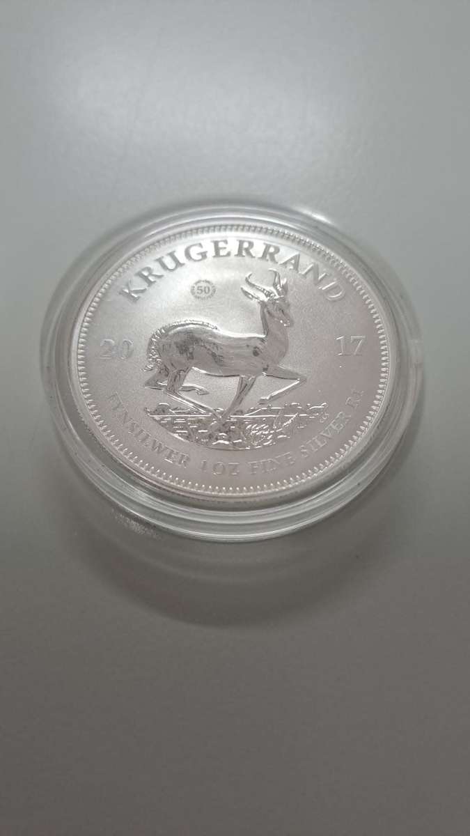 Silver 2017 Krugerrand 50 Year Mint Mark