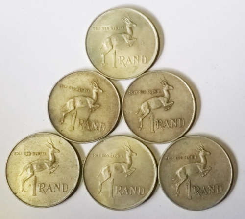 6 x R1 Coins