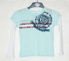 ROXY GIRLS' LONG-SLEEVE T-SHIRT - BRAND NEW - SIZE 8/9 - AT A HUGE DISCOUNT!!!!!!!!!!!!