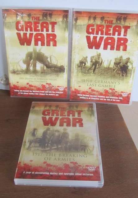The Great War 1914 -1918  3 DVD and Memorabilia Collection
