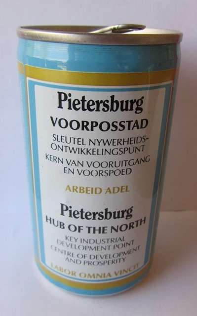 Limited Edition Beer Can : Pietersburg Lager - 1886 to 1986