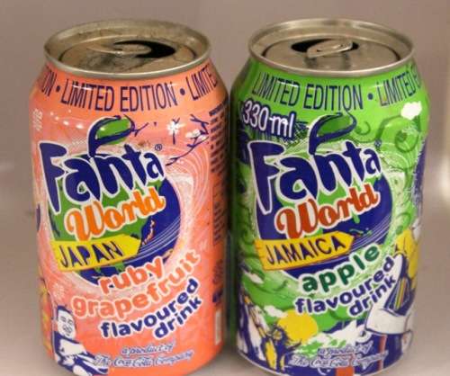 Collectable/ Limited Edition Fanta Cans - Fanta World - Japan & Jamaica