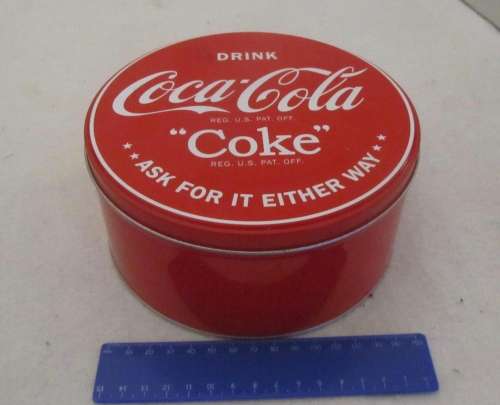 Coca Cola, Coke Round Tin and 2 x Cigarette Cases